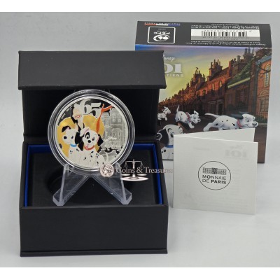 France 2026 Disney The 101 Dalmatians anniversary Silver Coin