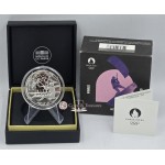 France 2024 Silver Proof coin Paris Olympic sports Kite WORLD COINS