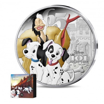 France 2026 Disney The 101 Dalmatians anniversary Silver Coin