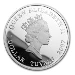 GREAT WHITE SHARK Deadly Dangerous Silver Coin Tuvalu 2007 GOLD AND SILVER BULLION