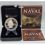 TRAFALGAR Famous Naval Battles 1805 Silver Coin Cook Islands 2010 GOLD AND SILVER BULLION
