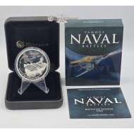 MIDWAY Famous Naval Battles 1942 Silver Coin Cook Islands 2010