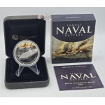 HAMPTON ROADS Famous Naval Battles 1862 Silver Coin Cook Islands 2010 GOLD AND SILVER BULLION