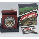 SALTWATER CROCODILE Deadly Dangerous Silver Coin Tuvalu 2009 GOLD AND SILVER BULLION