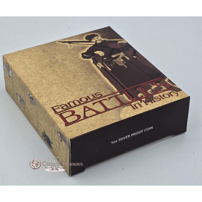 BALAKLAVA Famous Battles 1854 Silver Coin Tuvalu 2009 GOLD AND SILVER BULLION