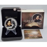GOGOL Nikolai Great Russian minds Silver Coin Tuvalu 2010 GOLD AND SILVER BULLION