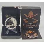 VIKING Norseman Great Warrior Silver Coin Tuvalu 2010 GOLD AND SILVER BULLION