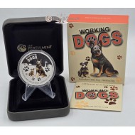 Working Dogs CATTLE DOG Silver Coin Tuvalu 2011