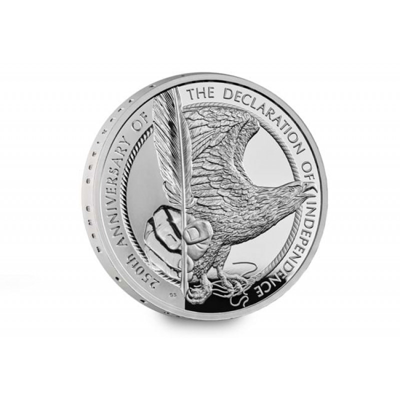 UK 2026 US Declaration of Independence Silver Proof 1oz coin GOLD AND SILVER BULLION