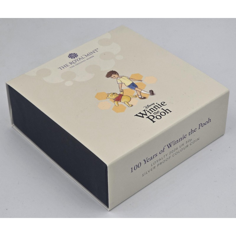UK Winnie the Pooh Disney 2026 Loyalty Silver Proof Coin WORLD COINS