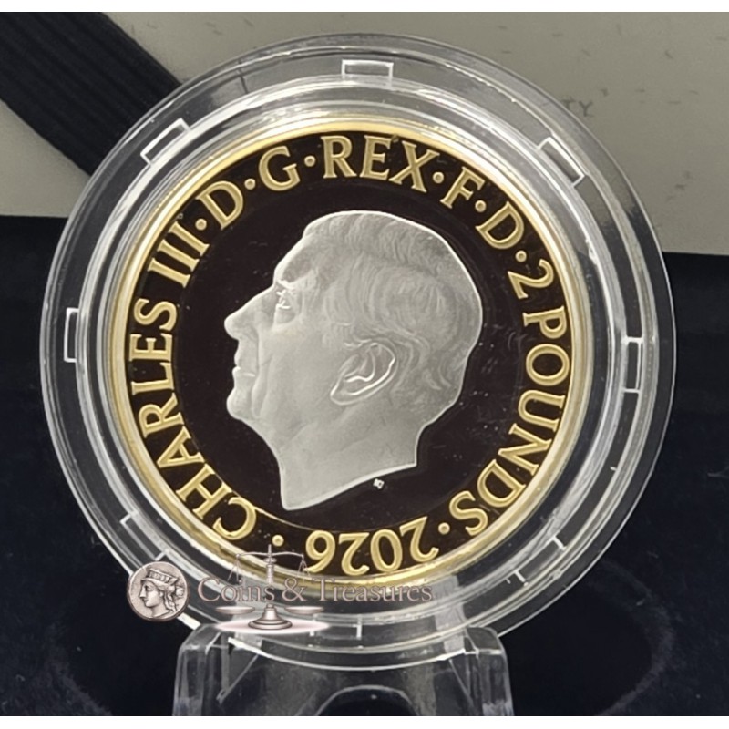 HMS Beagle 2026 UK £2 Silver Proof Coin WORLD COINS