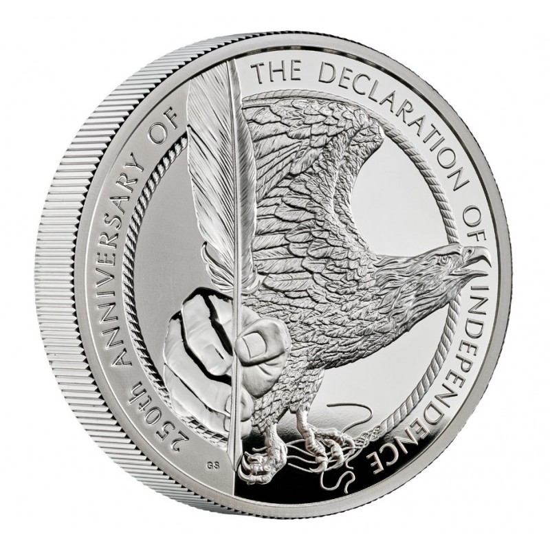UK 2026 US Declaration of Independence Silver Proof 2oz coin GOLD AND SILVER BULLION