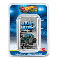 Hot Wheels Mega Wrex 1oz Silver PAMP Bar 999 coin