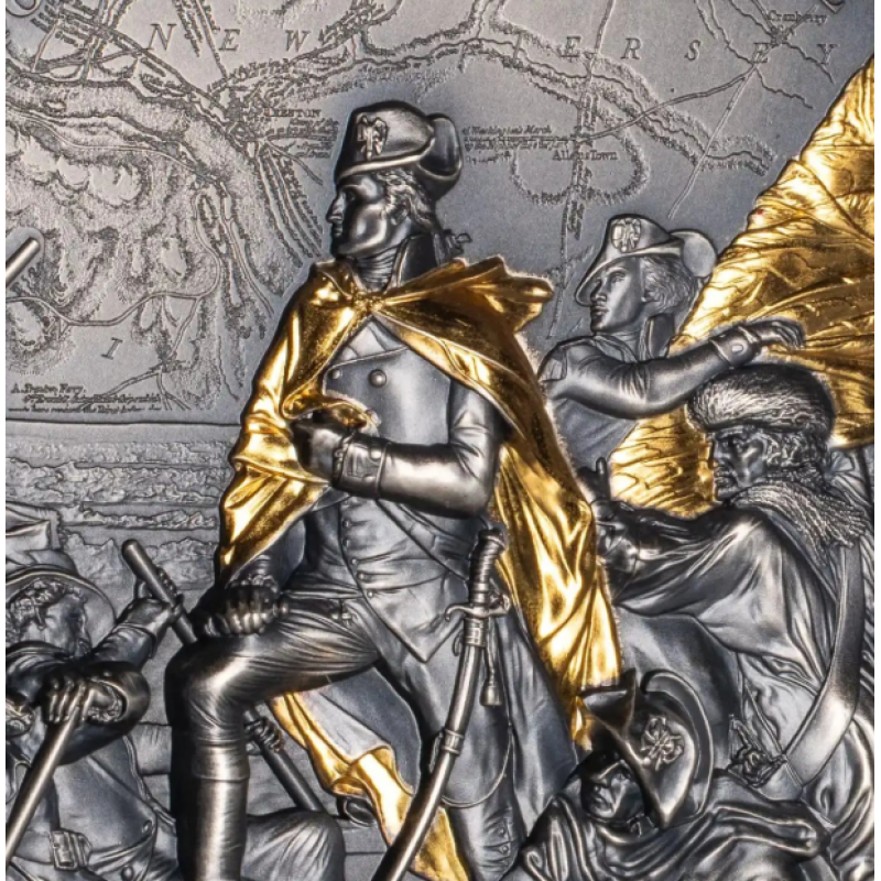 DELAWARE Forging of Independence 2 Oz Silver Coin Cook Islands 2026 GOLD AND SILVER BULLION