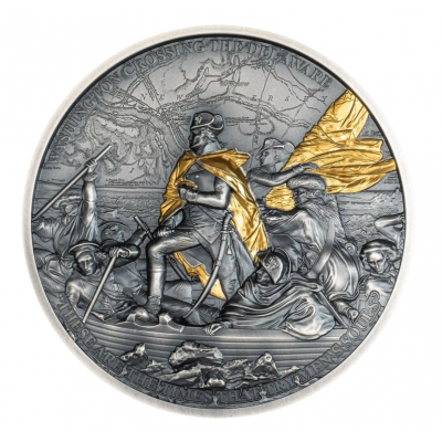 DELAWARE Forging of Independence 2 Oz Silver Coin Cook Islands 2026