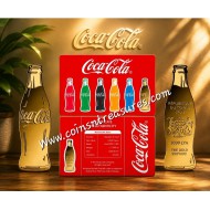 COCA COLA Bottle Shape 1/1000 Oz Gold Coin 3000 Francs Chad 2023