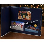 Coca Cola Christmas 1/1000 Oz .999 Gold 3 coin cards Album GOLD AND SILVER BULLION