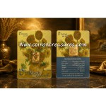 Van Gogh Sunflowers 1/1000 Oz Gold .999 Coin Chad GOLD AND SILVER BULLION