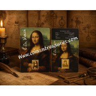 MONA LISA Da Vinci 1/1000 Oz .999 Gold in Coin card 2023