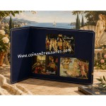 Botticelli collection 1/1000 Oz .999 Gold 3 coin cards Album GOLD AND SILVER BULLION