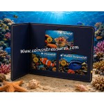 Coral Fish 1/1000 Oz .999 Gold 3 coin cards Album GOLD AND SILVER BULLION