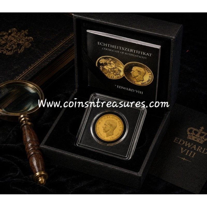 King Edward 1937 Sovereign 1/1000 Oz .999 Gold Coin 2024 GOLD AND SILVER BULLION
