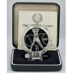 CYPRUS 1988 SILVER PROOF COIN 1 POUND OLYMPIC GAMES SEOUL WORLD COINS