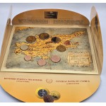 CYPRUS 2008 COMPLETE YEAR EURO COIN SET RARE FOLDER WORLD COINS