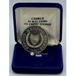 CYPRUS 1992 BU ONE POUND OLYMPIC GAMES BARCELONA IN BOX WORLD COINS