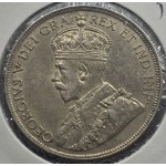 CYPRUS 18 SILVER PIASTRE 1921 COIN KGV AU WORLD COINS