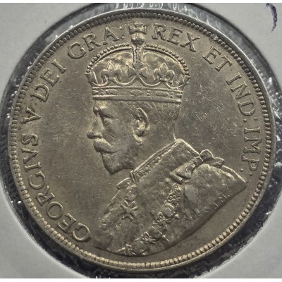CYPRUS 18 SILVER PIASTRE 1921 COIN KGV AU