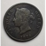 CYPRUS 1/2 PIASTRE COIN 1879 QUEEN VICTORIA  WORLD COINS