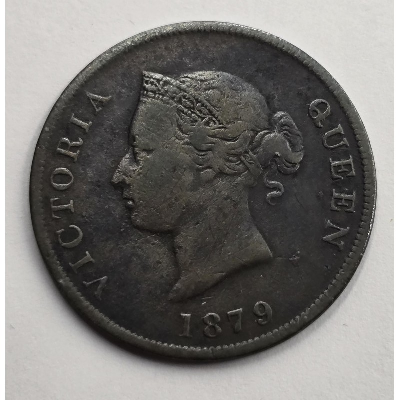 CYPRUS 1/2 PIASTRE COIN 1879 QUEEN VICTORIA  WORLD COINS
