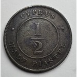 CYPRUS 1/2 PIASTRE COIN 1879 QUEEN VICTORIA  WORLD COINS