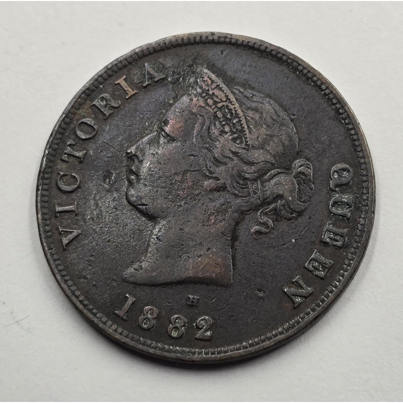 CYPRUS 1/2 PIASTRE RARE COIN 1882 H QUEEN VICTORIA  WORLD COINS