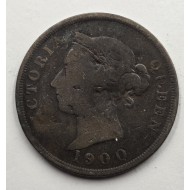CYPRUS 1 PIASTRE RARE COIN 1900 QUEEN VICTORIA 