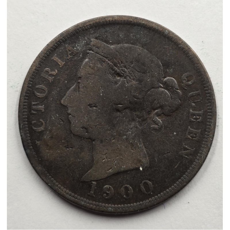 CYPRUS 1 PIASTRE RARE COIN 1900 QUEEN VICTORIA 