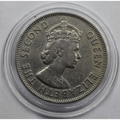 CYPRUS 1957 100 MILS COIN RARE KEY DATE EXF