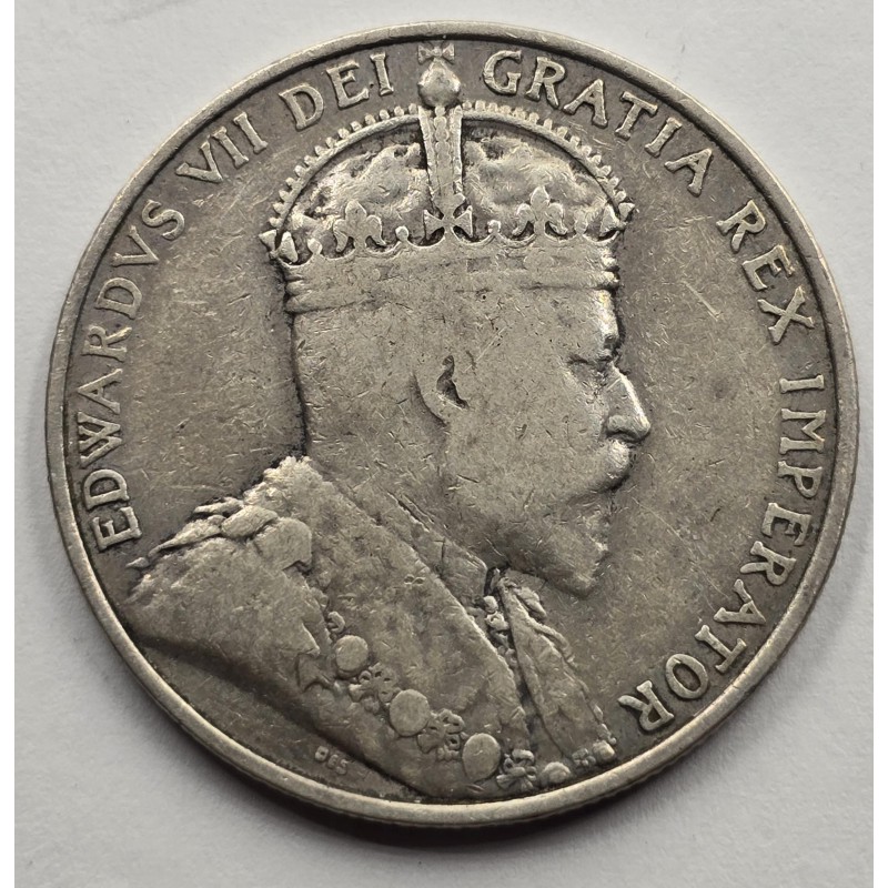 CYPRUS SILVER 18 PIASTRES 1907 KING EDWARD COIN RARE WORLD COINS