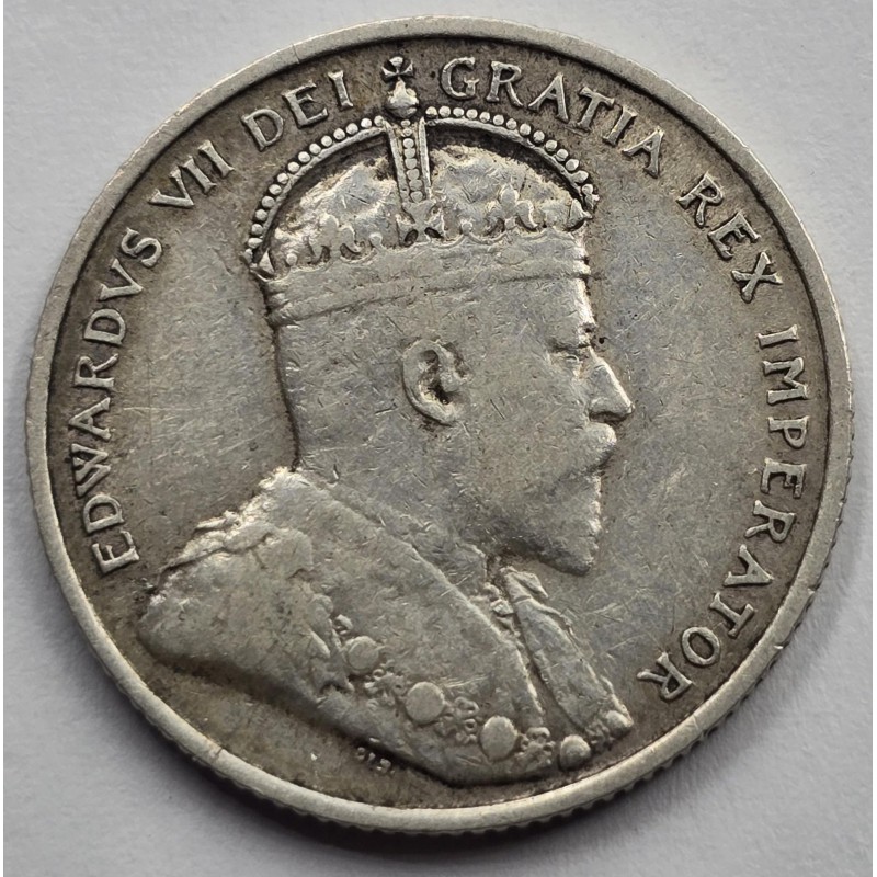 CYPRUS SILVER 9 PIASTRES 1907 KING EDWARD COIN  WORLD COINS