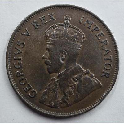 CYPRUS 1 PIASTRE 1927 COIN OF KGV IN VF-EXF CONDITION