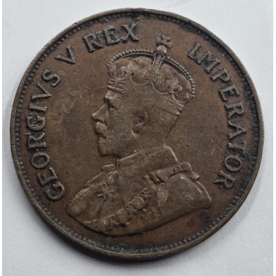 CYPRUS 1 PIASTRE 1930 COIN OF KGV IN VF CONDITION