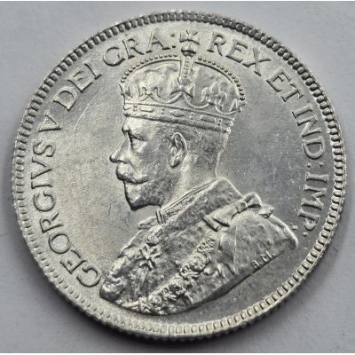 CYPRUS 9 SILVER PIASTRE COIN 1921 IN TOP UNC CONDITION