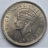 CYPRUS 1 SHILLING COIN 1949 KGVI IN UNC