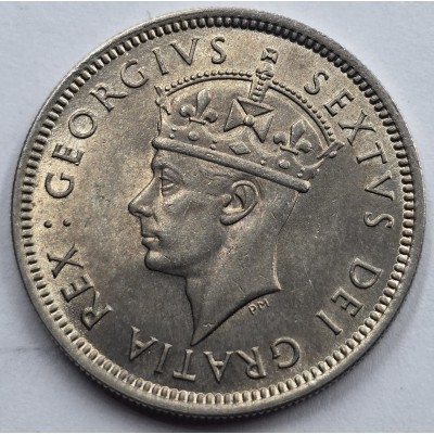CYPRUS 1 SHILLING COIN 1949 KGVI IN UNC