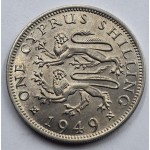 CYPRUS 1 SHILLING COIN 1949 KGVI IN TOP UNC WORLD COINS
