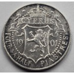 CYPRUS 4.5 SILVER PIASTRE COIN 1901 QUEEN VICTORIA AU WORLD COINS