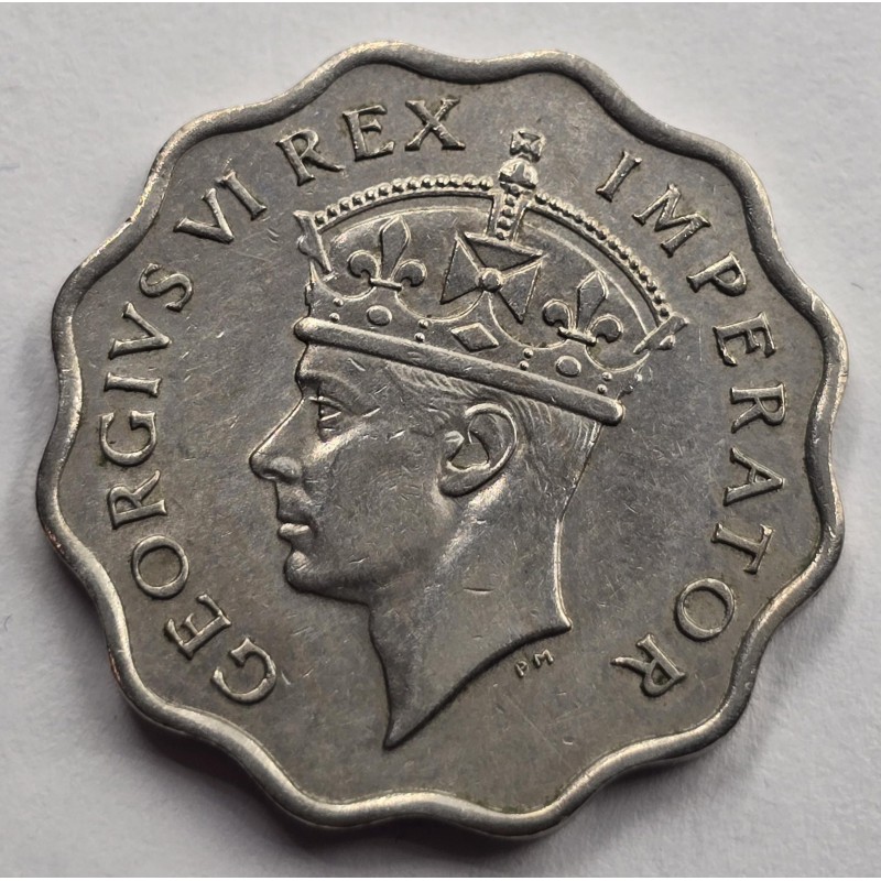 CYPRUS 1 PIASTRE 1938 COIN OF KGVI IN UNC WORLD COINS