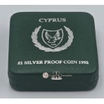 CYPRUS 1992 SILVER PROOF COIN BARCELONA OLYMPICS WORLD COINS