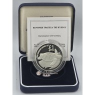 CYPRUS 1997 SILVER PROOF 1 POUND COIN WWF TURTLE